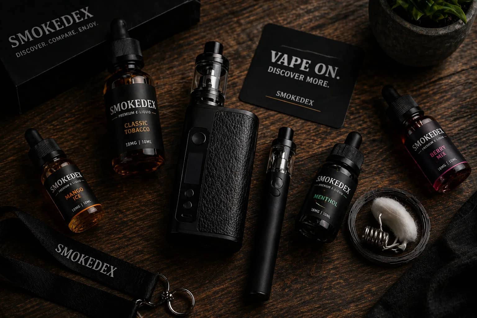 Vapes auf SmokeDex - Neuer Bereich im Aufbau
